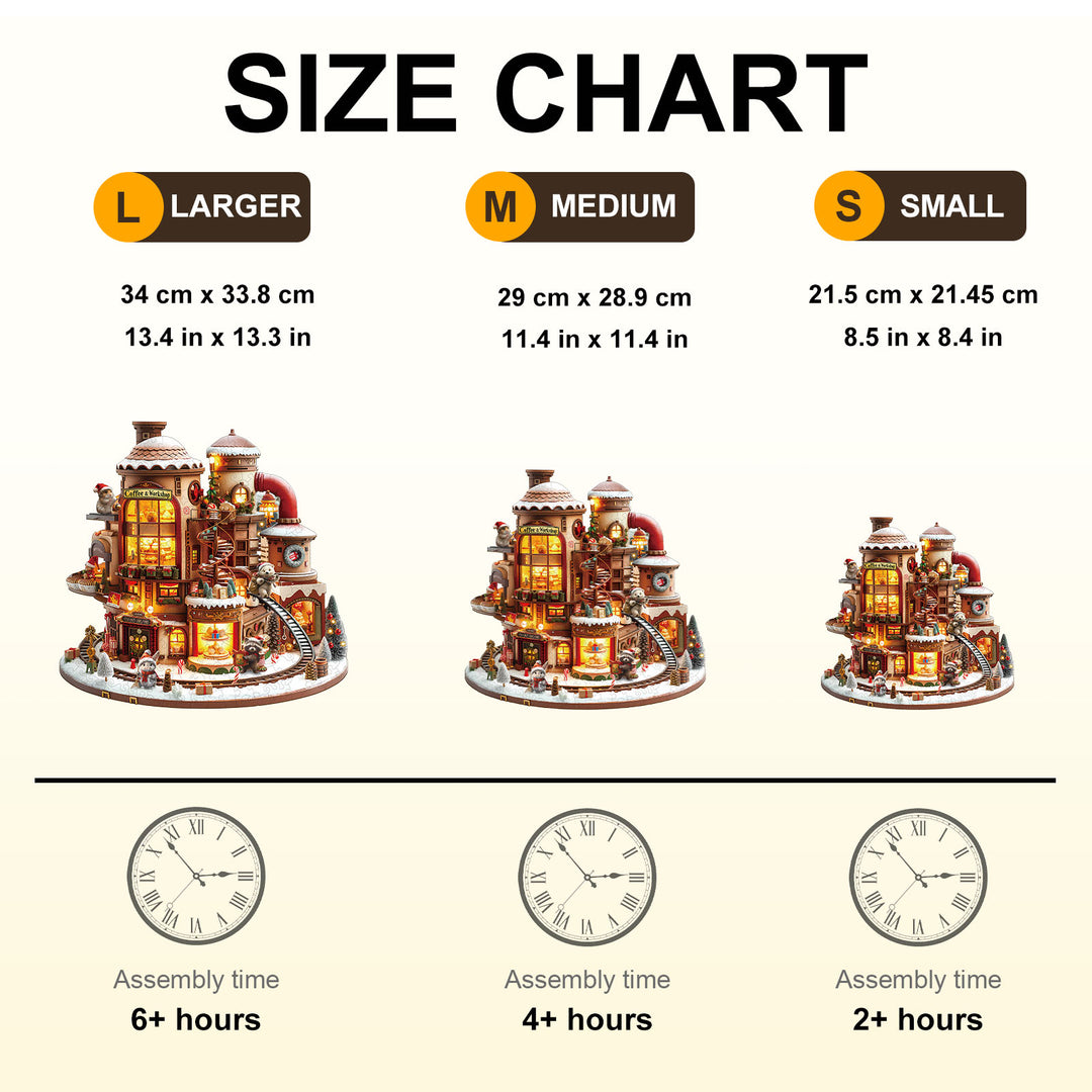 Coffee Workshop Wooden Jigsaw Puzzle