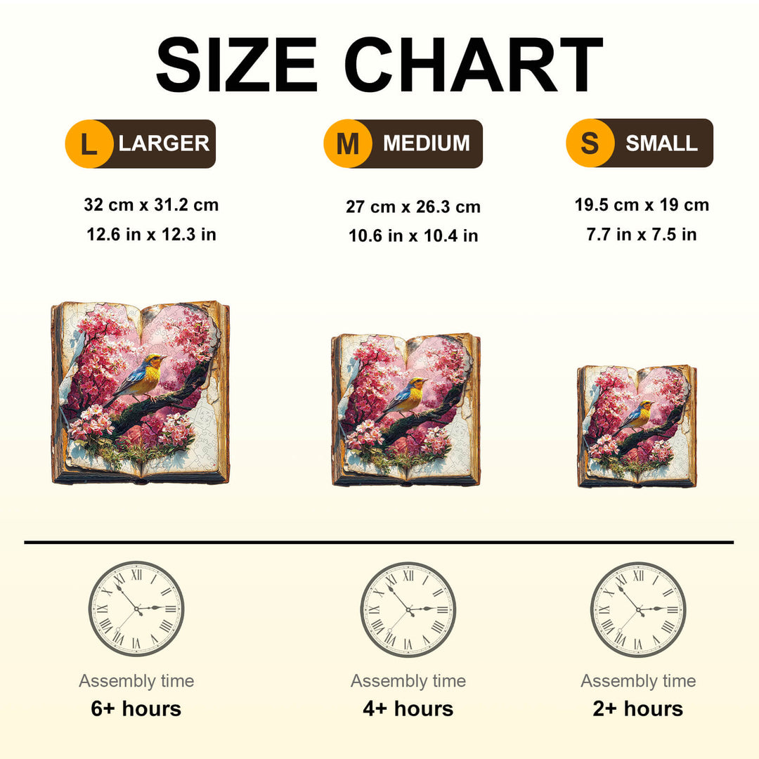 Petal Serenade Wooden Jigsaw Puzzle