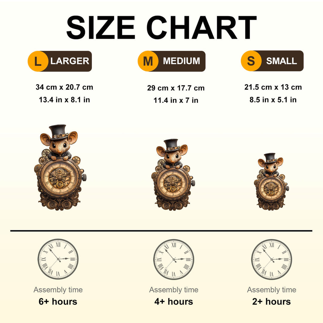 Mechanical mouse Wooden Jigsaw Puzzle