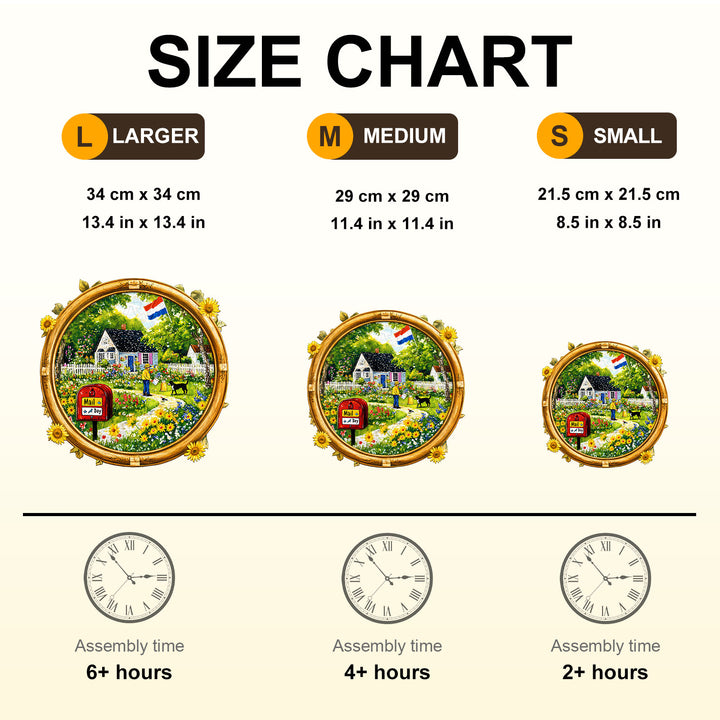 Mail Day Wooden Jigsaw Puzzle