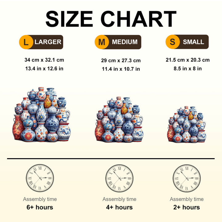 Blue and white porcelain Wooden Jigsaw Puzzle