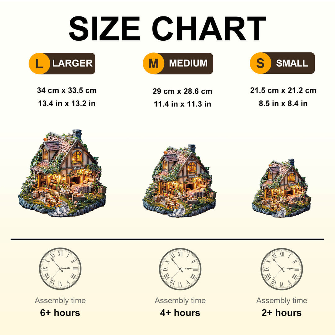 Bärenhaus Holz-Puzzlespiel