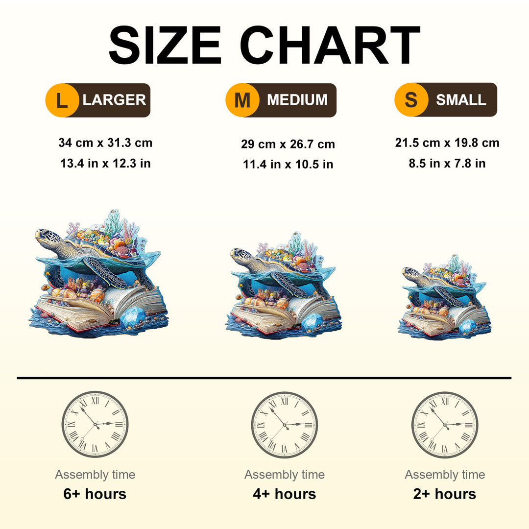 Turtle Story-1 Holz-Puzzle