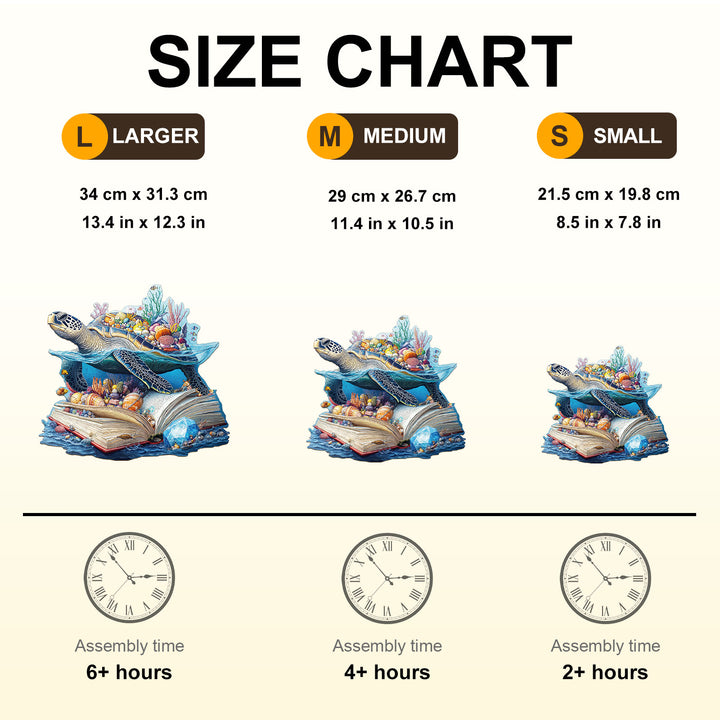 Turtle Story-1 Holz-Puzzle