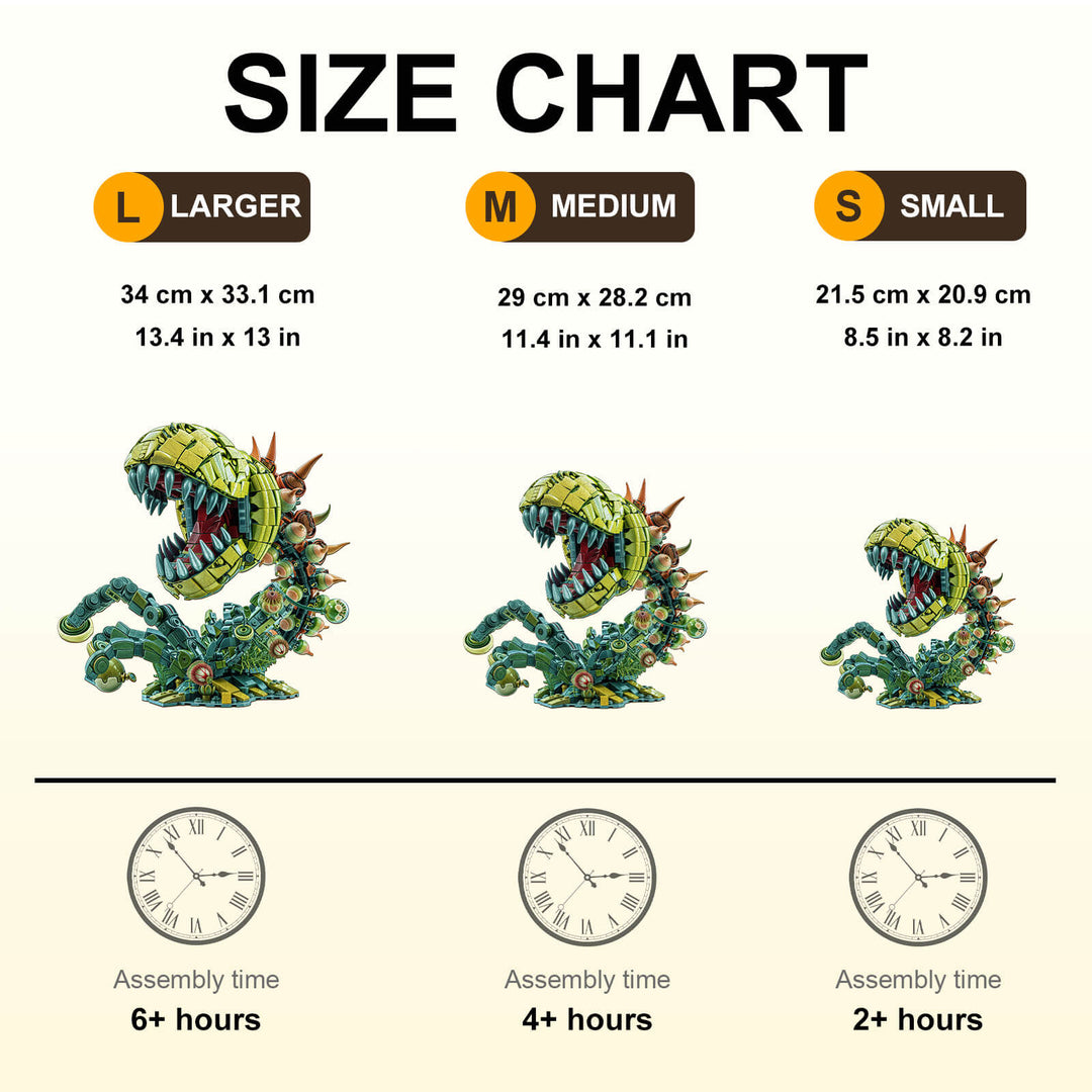Building blocks Piranha Wooden Jigsaw Puzzle