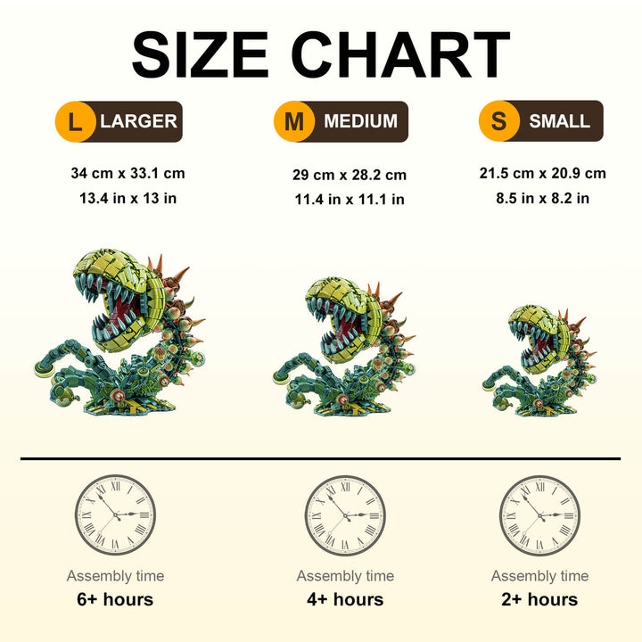Building blocks Piranha Wooden Jigsaw Puzzle