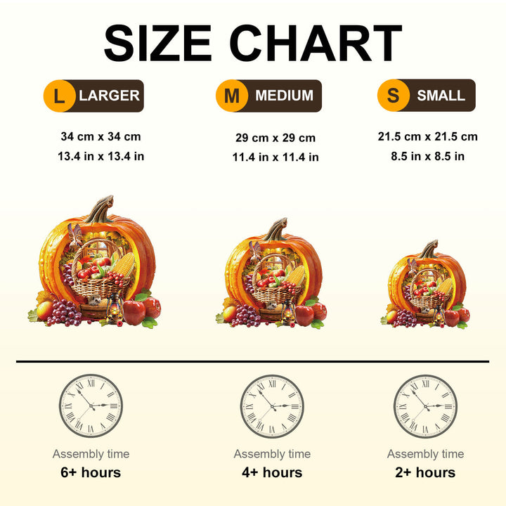 autumn harvest Wooden Jigsaw Puzzle