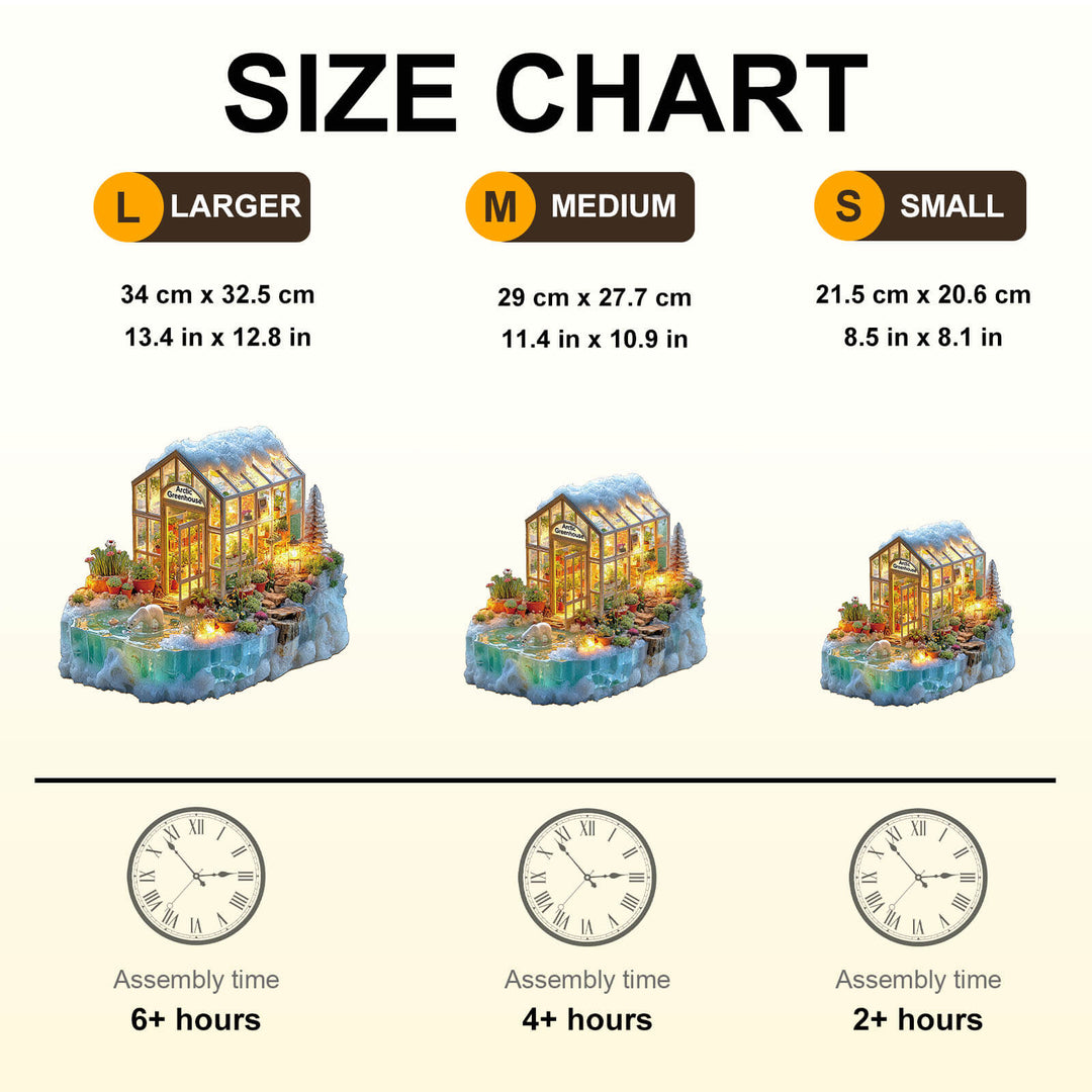 Glacier greenhouse Wooden Jigsaw Puzzle