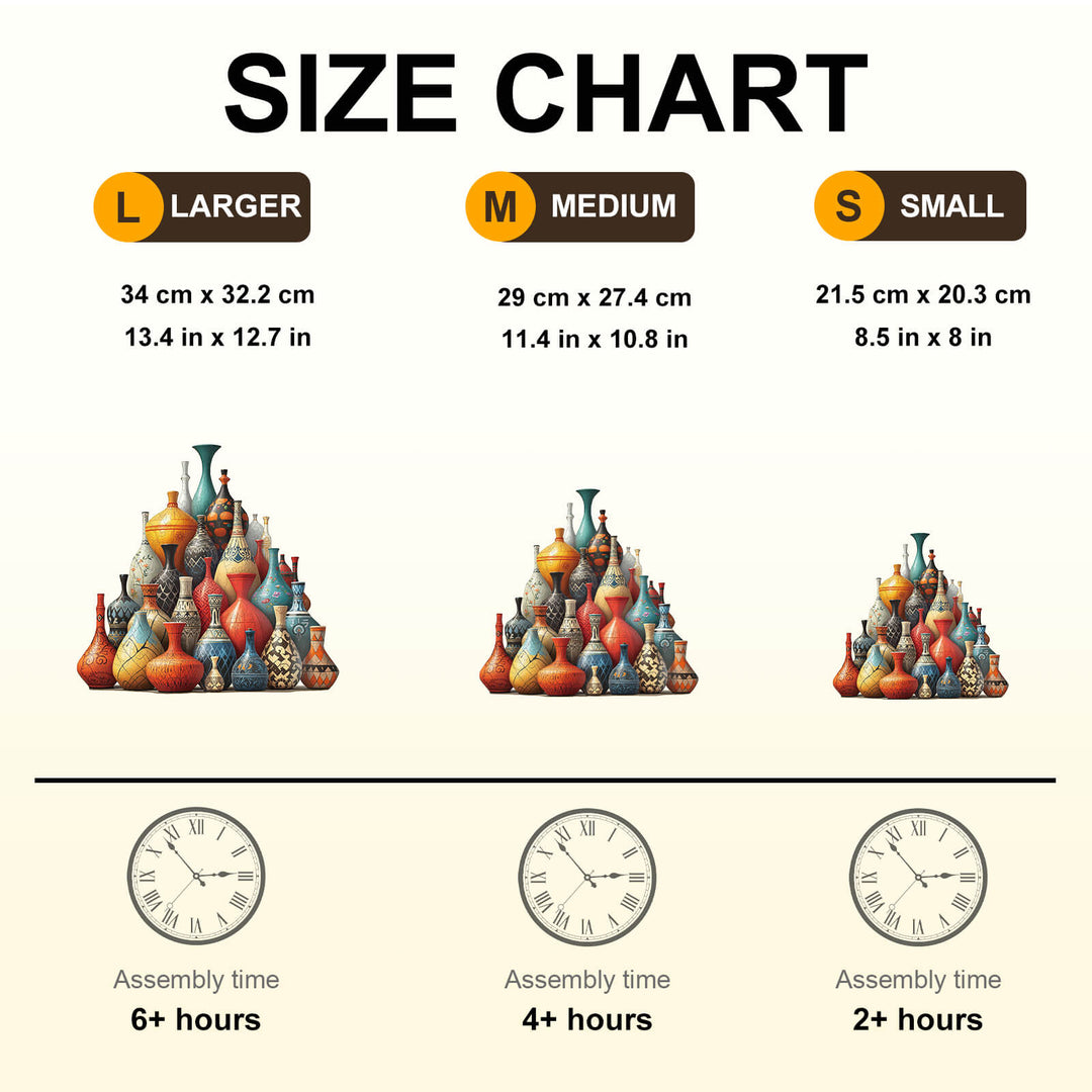 Moroccan ceramics Wooden Jigsaw Puzzle