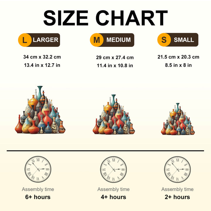 Moroccan ceramics Wooden Jigsaw Puzzle