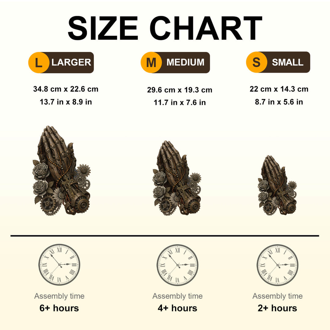 The Praying Hand-1 Wooden Jigsaw Puzzle