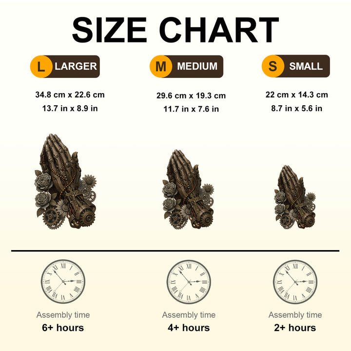 The Praying Hand-1 Wooden Jigsaw Puzzle