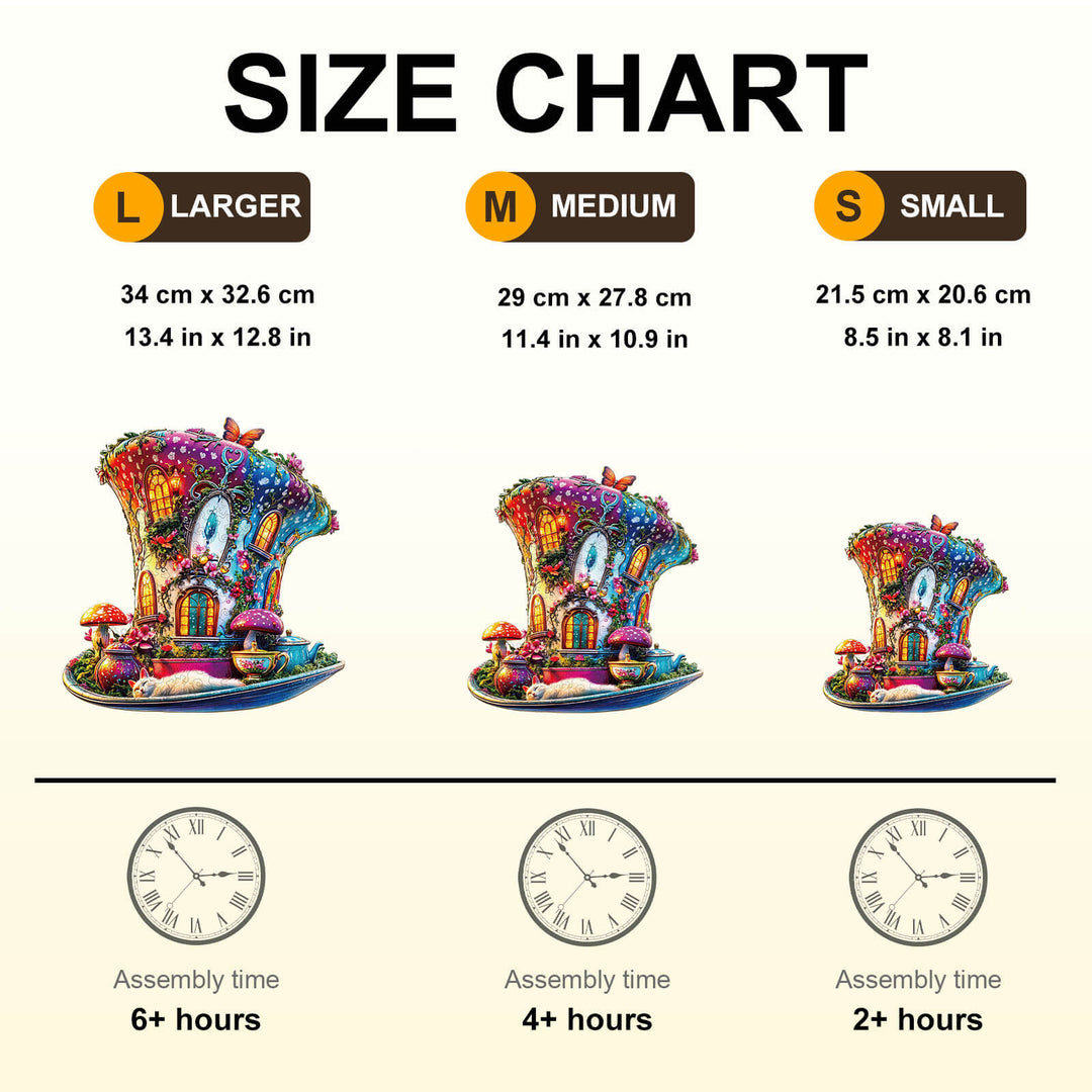 Magischer Zylinder Holz-Puzzle