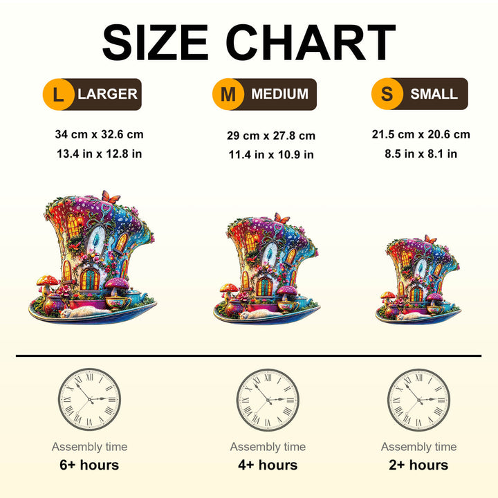 Magischer Zylinder Holz-Puzzle