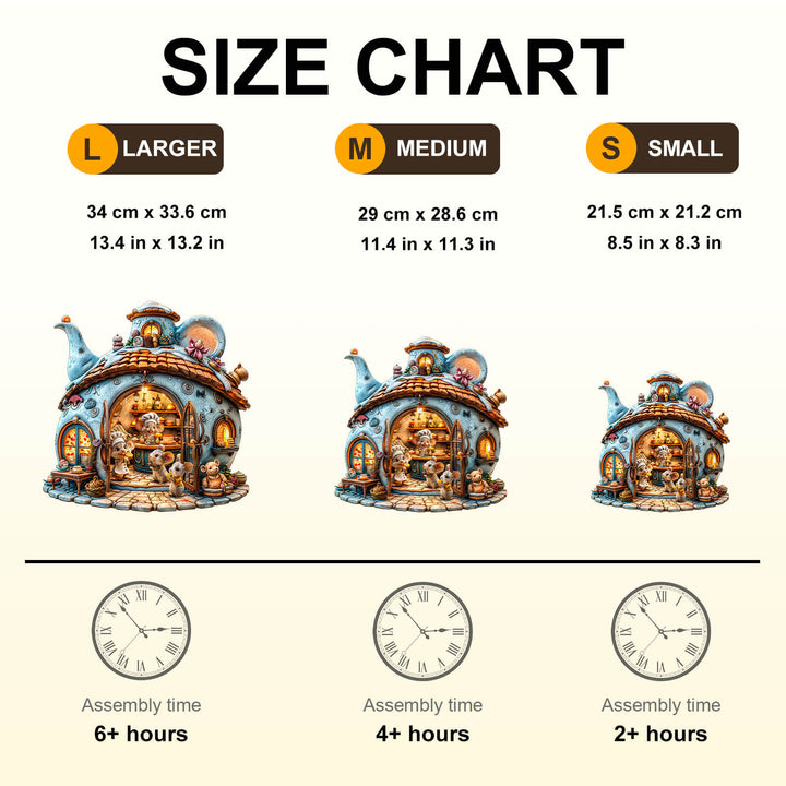 Mouse's Shop Wooden Jigsaw Puzzle