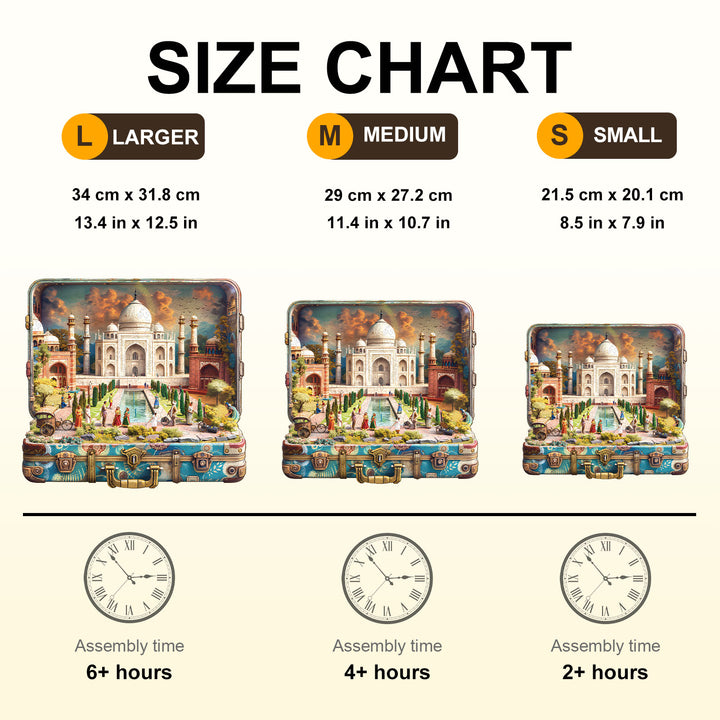 Taj Mahal Tour Wooden Jigsaw Puzzle