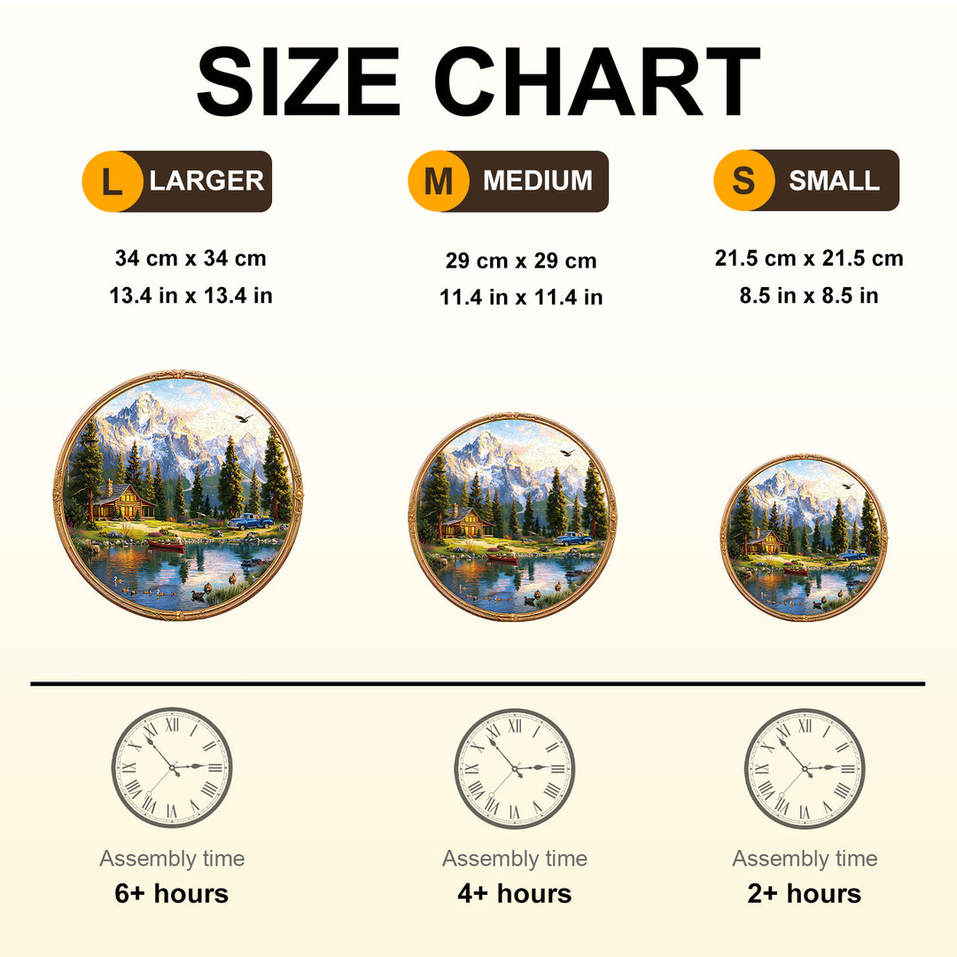 Lakeside leisure Wooden Jigsaw Puzzle