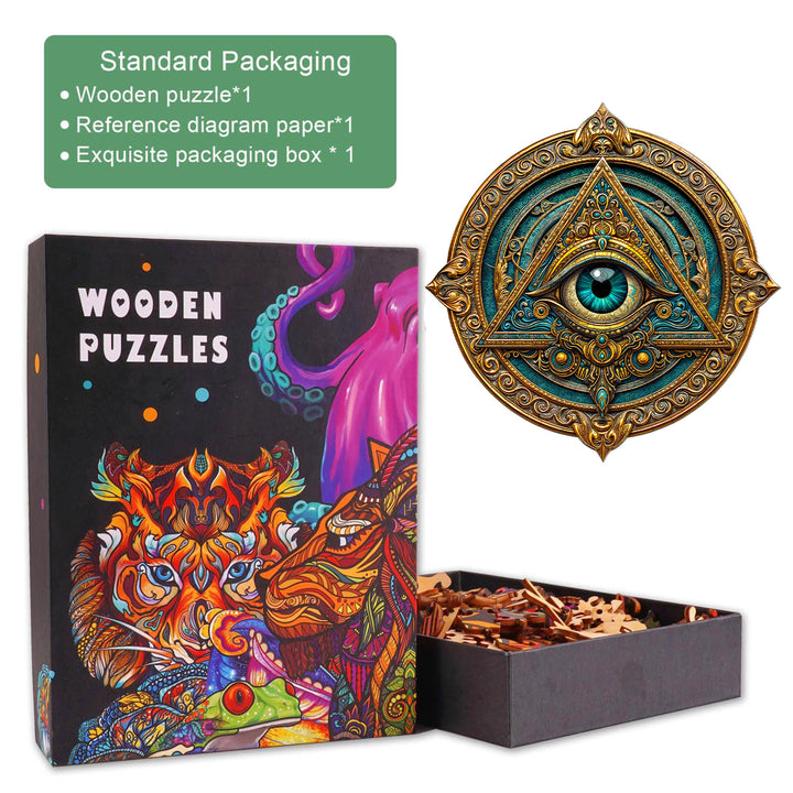 Mysterious Eye Wooden Jigsaw Puzzle