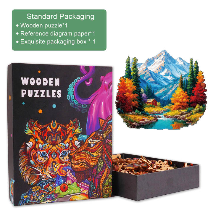 Autumn Divide Wooden Jigsaw Puzzle