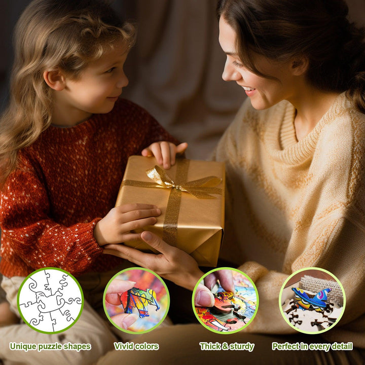 Cute Dog Children's Wooden Jigsaw Puzzle