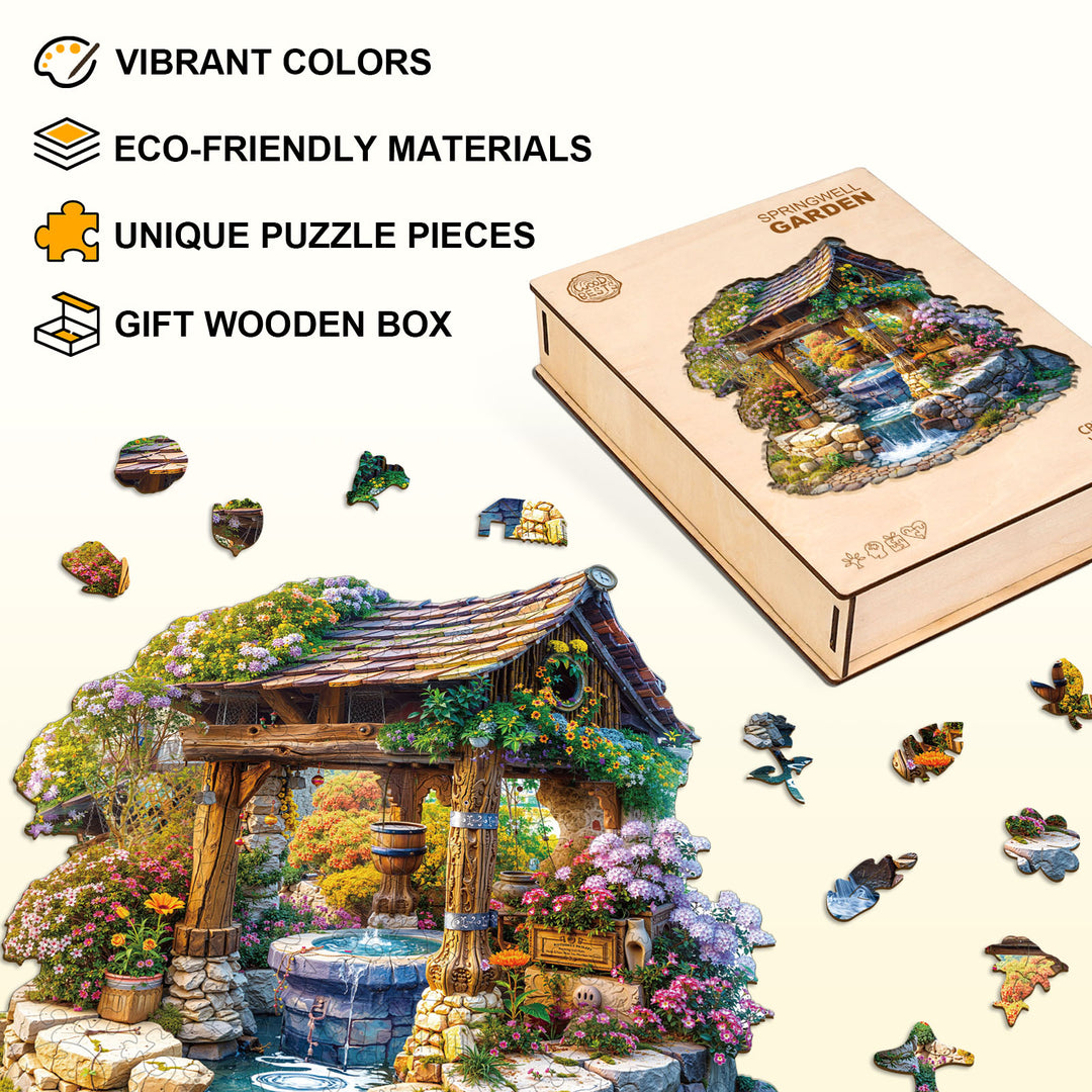 Springwell Garden Wooden Jigsaw Puzzle