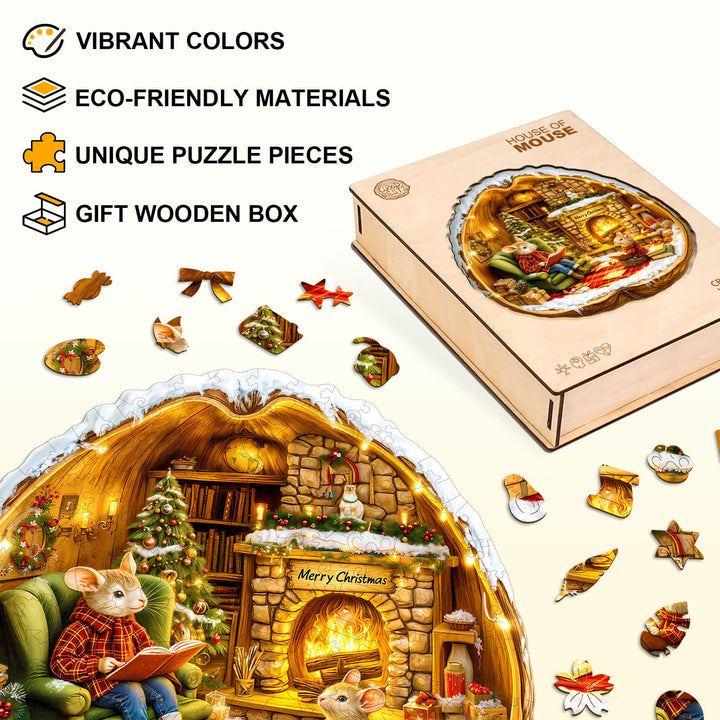 House of Mouse Wooden Jigsaw Puzzle
