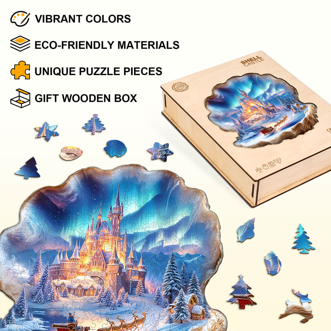Shell Castle Wooden Jigsaw Puzzle
