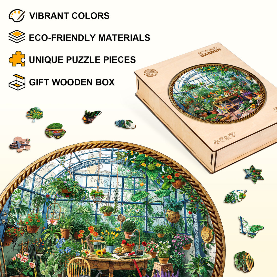 botanical garden Wooden Jigsaw Puzzle