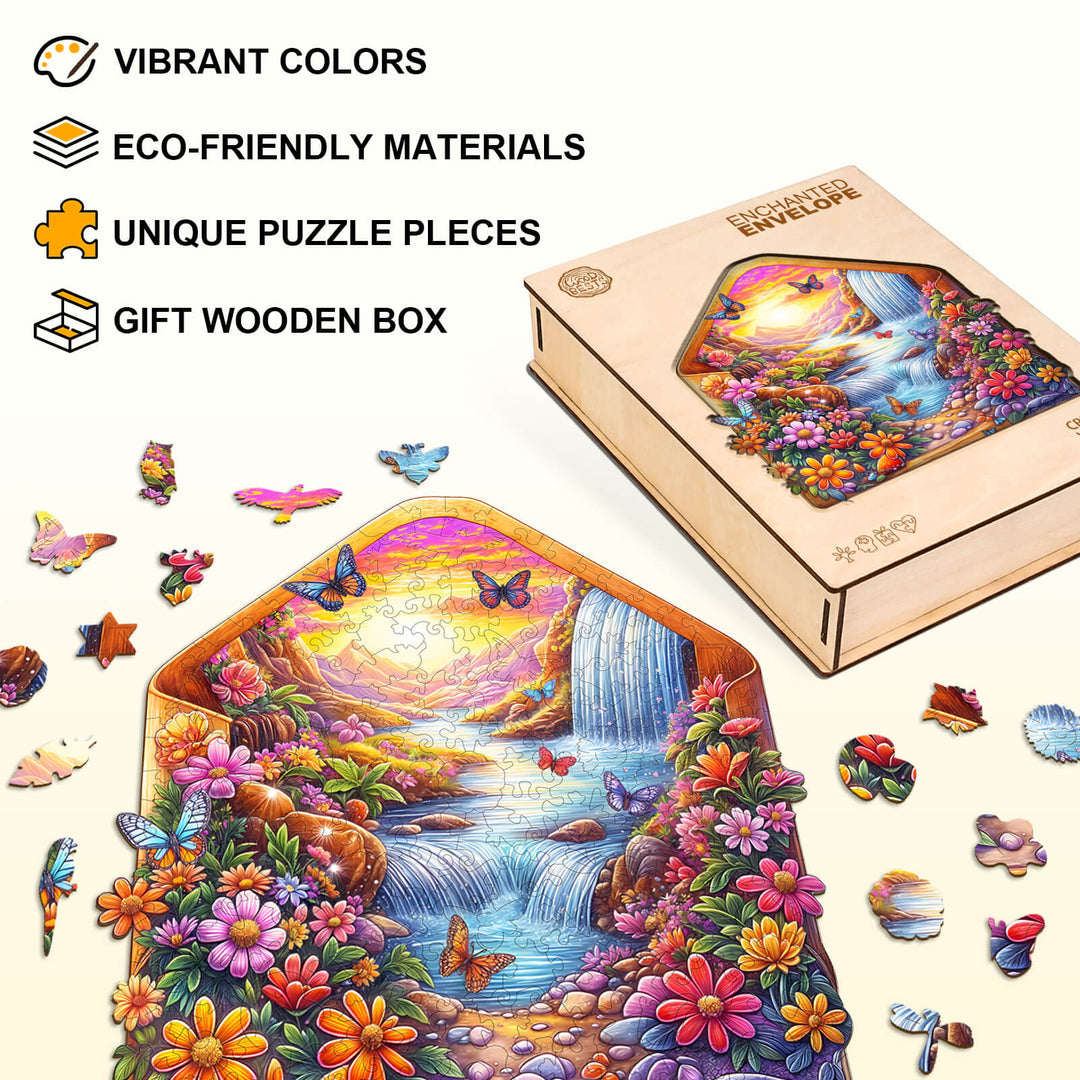 Enchanted Envelope Wooden Jigsaw Puzzle