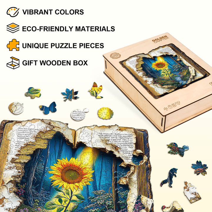 Golden Chapter Wooden Jigsaw Puzzle