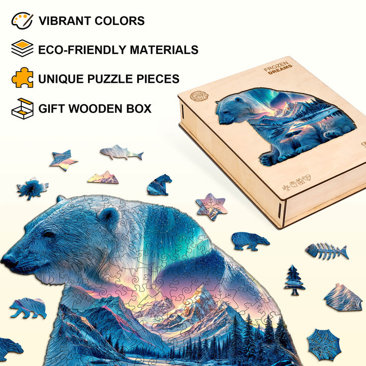Frozen Dreams Wooden Jigsaw Puzzle