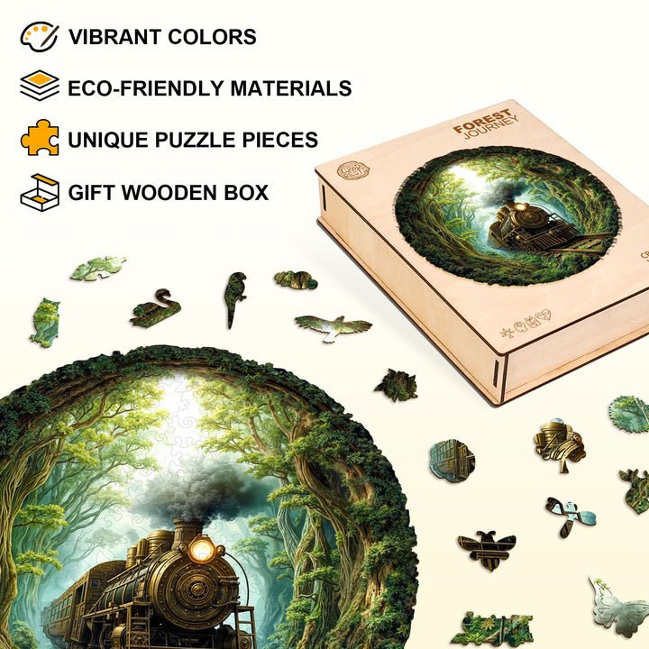 Forest Journey Wooden Jigsaw Puzzle