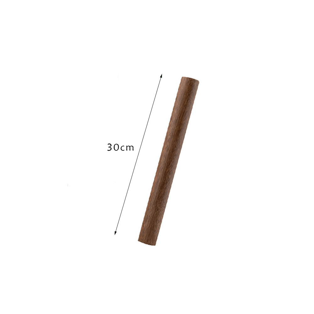 30cm unpainted and waxed chicken wing wood rolling pin for baking pastries and dumplings.