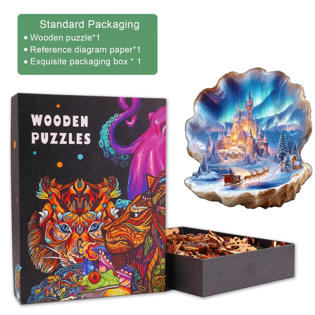 Shell Castle Wooden Jigsaw Puzzle