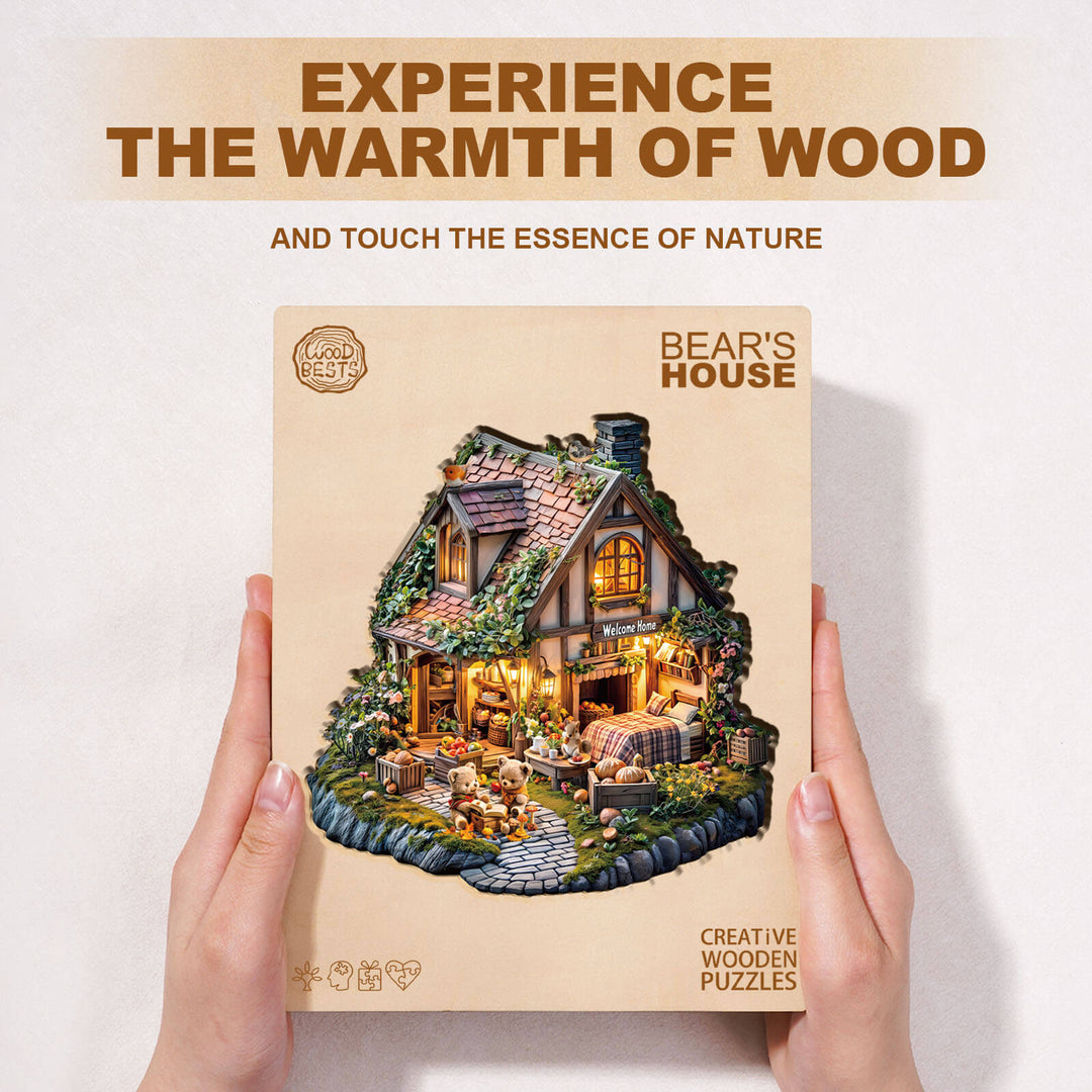 Bärenhaus Holz-Puzzlespiel