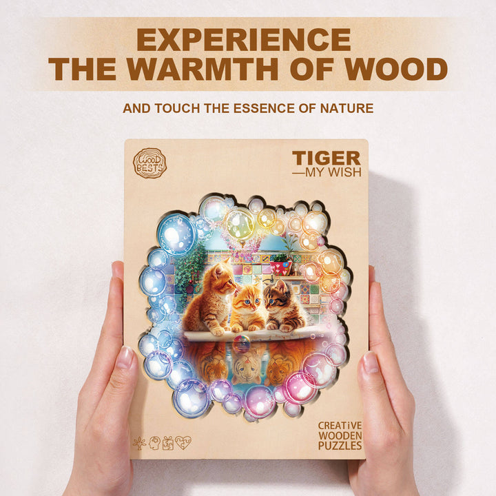 Tiger—My wish Wooden Jigsaw Puzzle