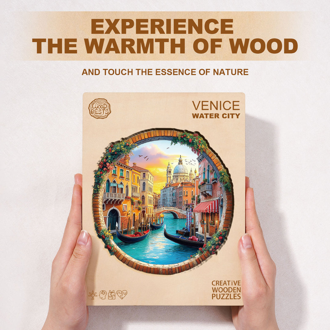 Venice Water City Wooden Jigsaw Puzzle