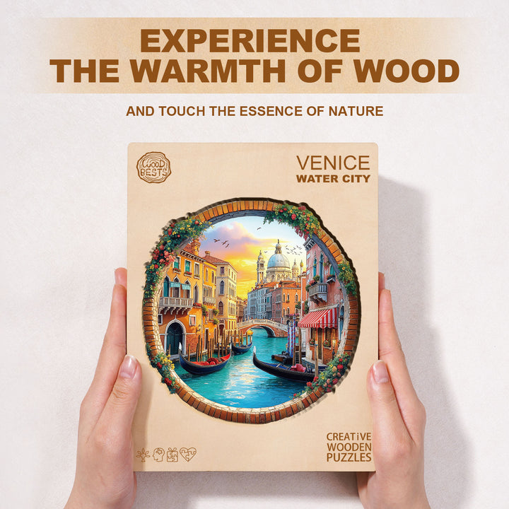 Venice Water City Wooden Jigsaw Puzzle