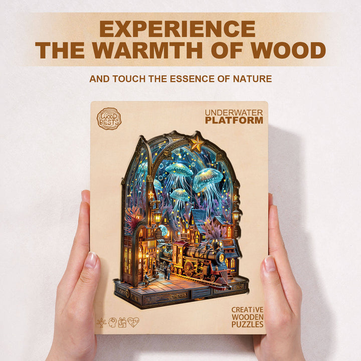 Underwater platform Wooden Jigsaw Puzzle