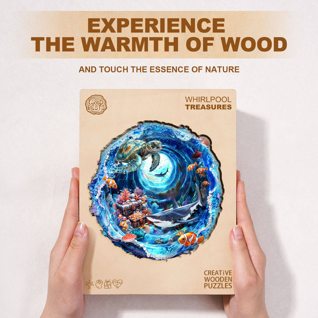 Whirlpool Treasures Wooden Jigsaw Puzzle
