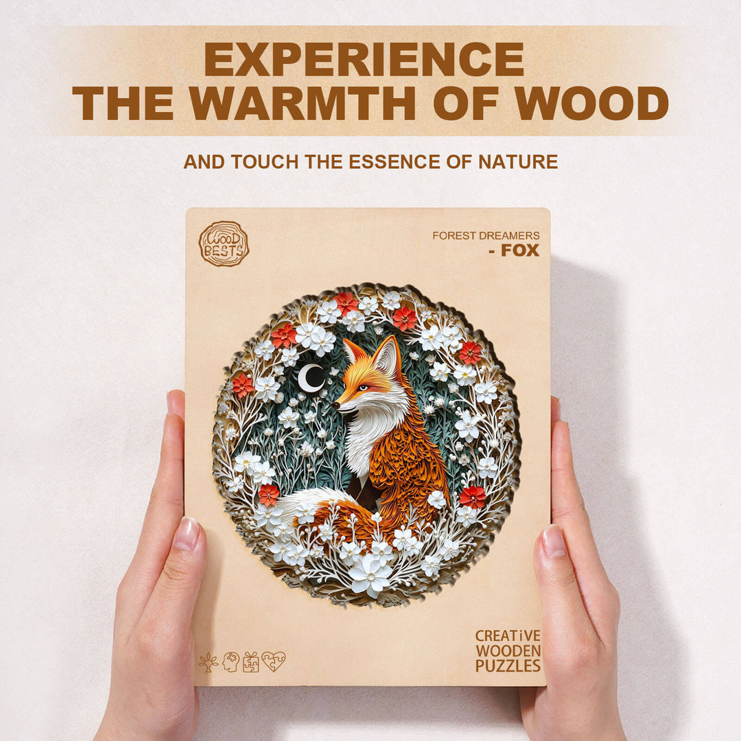 Forest Dreamers-FOX Wooden Jigsaw Puzzle