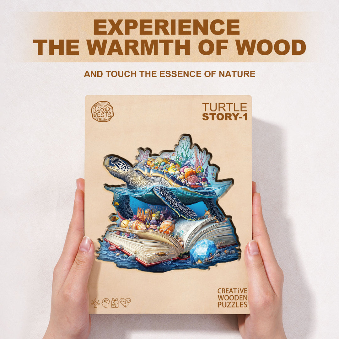 Turtle Story-1 Holz-Puzzle