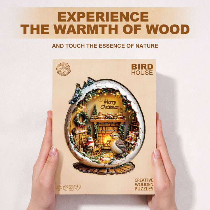 Bird House Wooden Jigsaw Puzzle