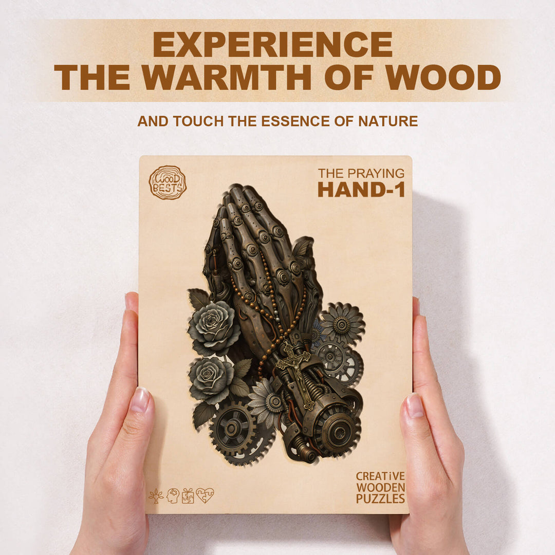 The Praying Hand-1 Wooden Jigsaw Puzzle