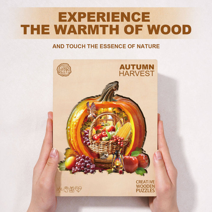 autumn harvest Wooden Jigsaw Puzzle