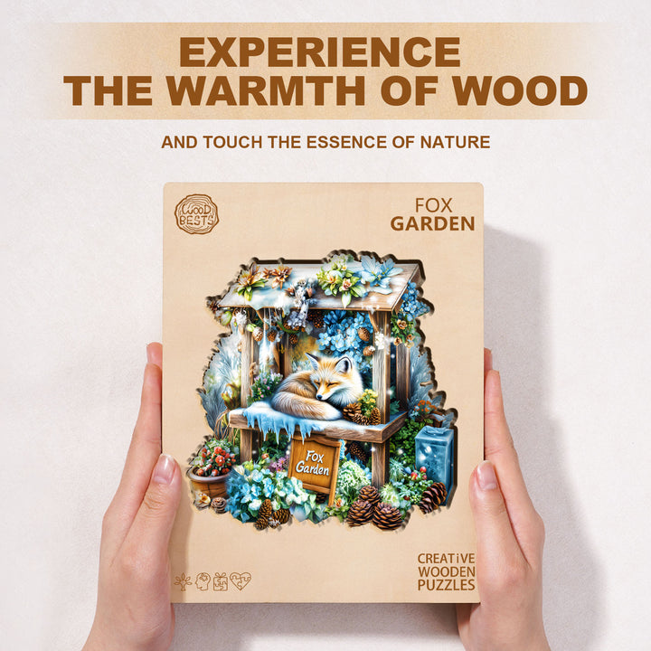 Fox Garden Wooden Jigsaw Puzzle