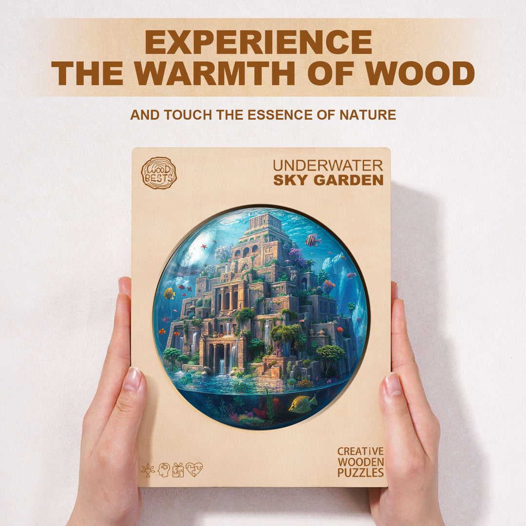 Underwater Sky Garden Wooden Jigsaw Puzzle