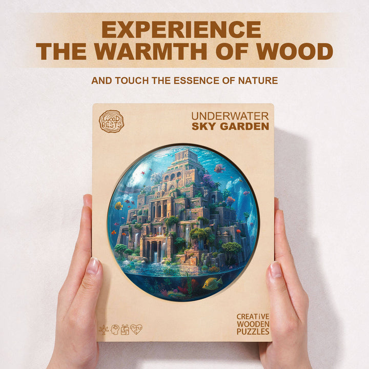 Underwater Sky Garden Wooden Jigsaw Puzzle