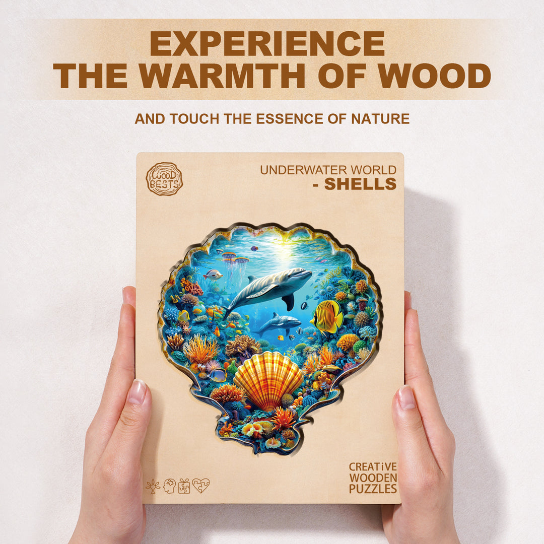 Underwater World - Shells Wooden Jigsaw Puzzle