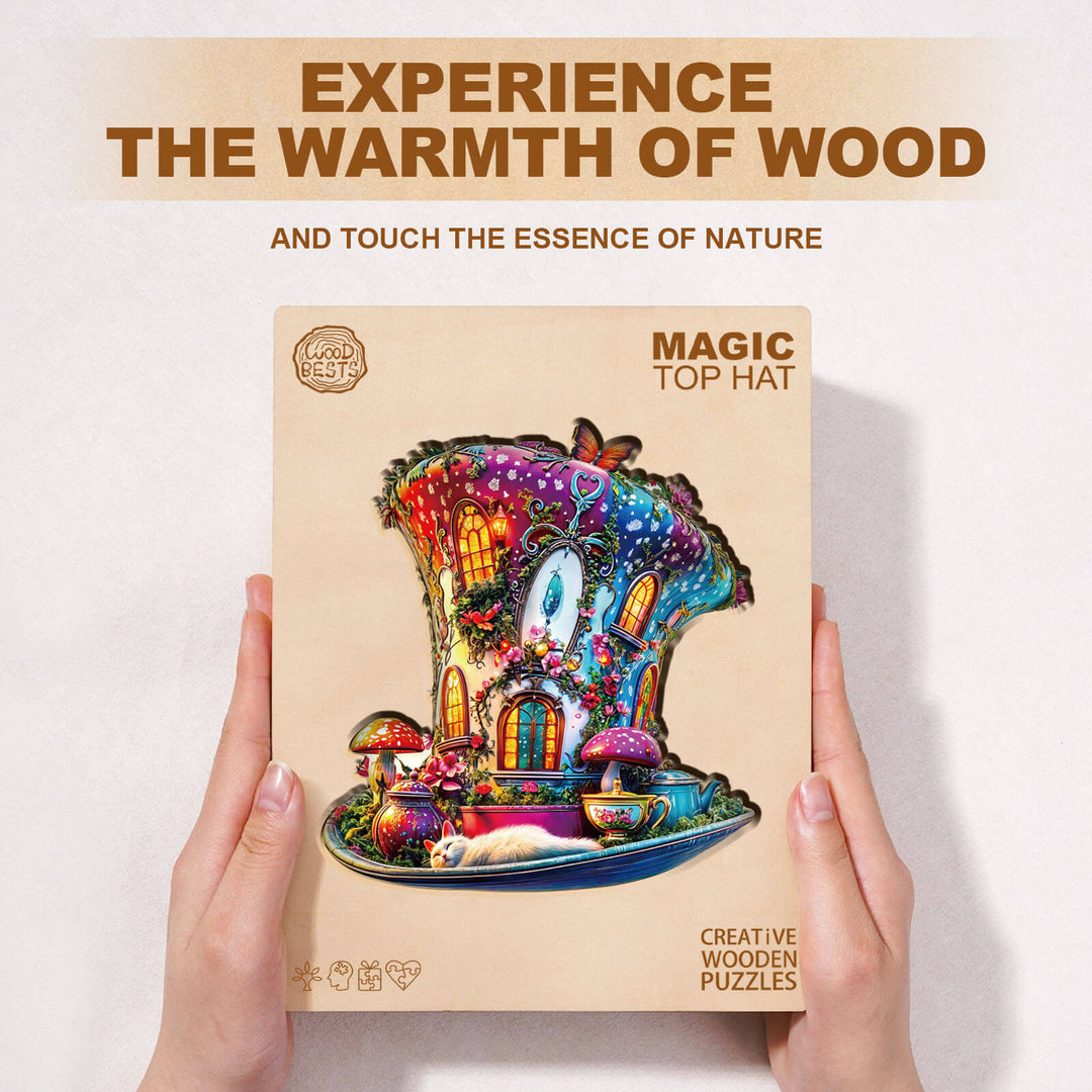 Magischer Zylinder Holz-Puzzle